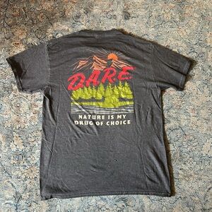 Authentic Men's DARE "Nature is my drug of choice" Tee (Medium)